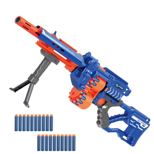 스펀지총 전동 장난감 소프트 총 기관 에땁 배그 라이벌 엘리트 G3